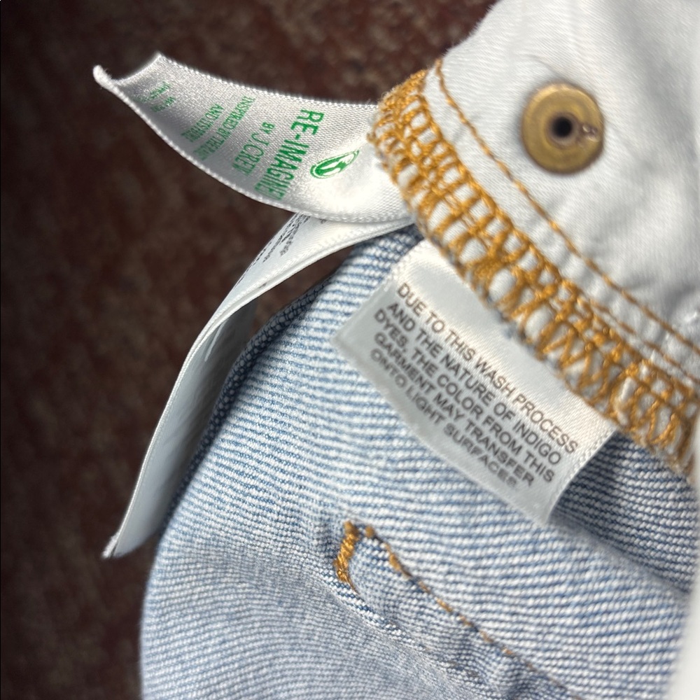 J crew button fly medium/ light wash straight cropped leg denim women’s 30 - Picture 11 of 16